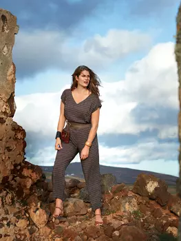 Выкройка: Комбинезон с приспущенными проймами