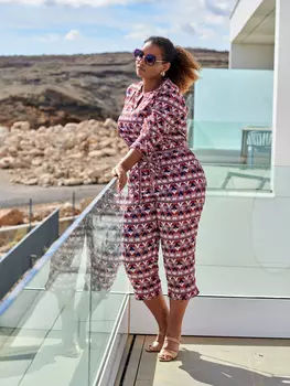 Выкройка: Комбинезон с рукавами 3/4