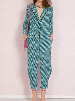 Выкройка: Комбинезон с рукавами-раструбами