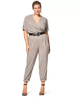 Выкройка: Комбинезон с запахом