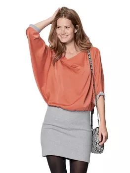 Выкройка: Комбинированное платье