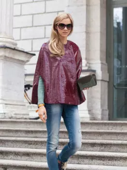 Выкройка: Короткий кейп