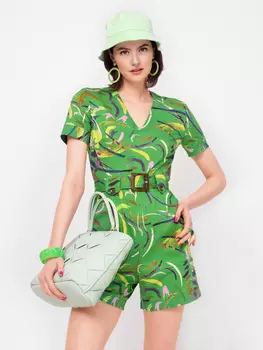 Выкройка: Короткий комбинезон