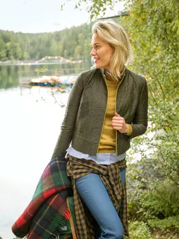 Выкройка: Короткий прямой жакет