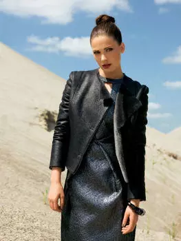 Выкройка: Короткий жакет-дубленка из натуральной овчины