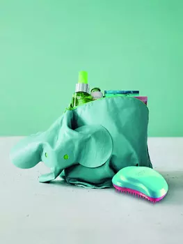 Выкройка: Косметичка в виде слоника