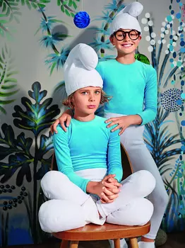 Выкройка: Костюм Смурфика