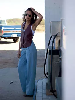 Выкройка: Кожаный жилет