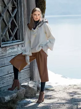 Выкройка: Кюлоты из натуральной кожи