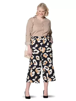 Выкройка: Кюлоты на эластичном поясе