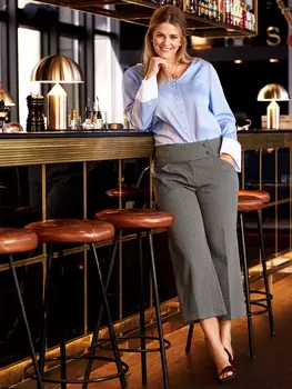 Выкройка: Кюлоты на широком поясе