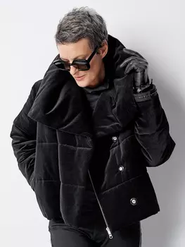 Выкройка: Куртка из бархата