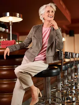 Выкройка: Куртка из искусственной кожи