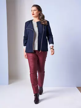 Выкройка: Куртка с асимметричной застёжкой