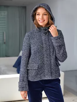 Выкройка: Куртка с капюшоном