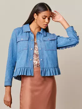 Выкройка: Куртка с оборками