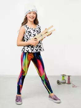 Выкройка: Легинсы на эластичном поясе