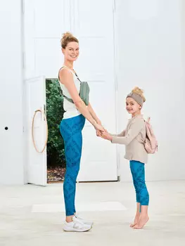 Выкройка: Легинсы с яркой эластичной лентой