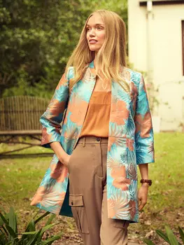 Выкройка: Летнее пальто