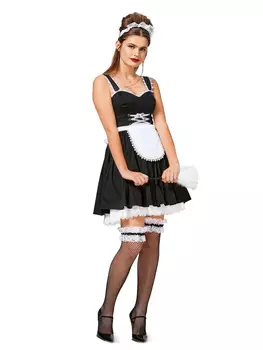 Выкройка: Маскарадный костюм «Горничная»