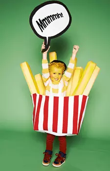 Выкройка: Маскарадный костюм «Картошки фри»