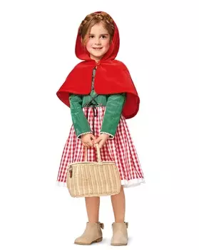 Выкройка: Маскарадный костюм «Красная шапочка»