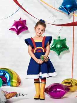 Выкройка: Маскарадный костюм «Радуга»