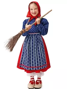 Выкройка: Маскарадный костюм «Ведьма» для девочки