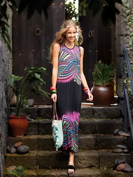 Выкройка: Макси-платье