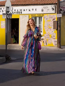 Выкройка: Макси-платье летящего силуэта