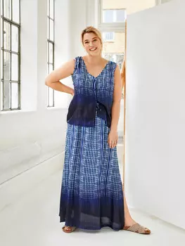 Выкройка: Макси-юбка на эластичном поясе