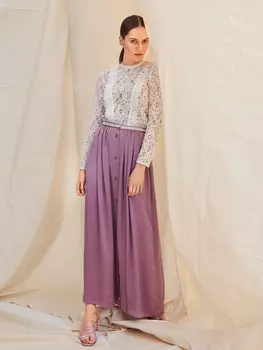 Выкройка: Макси-юбка со сквозной застёжкой