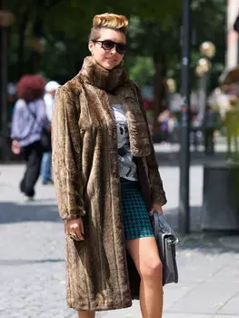 Выкройка: Меховое пальто