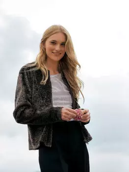 Выкройка: Меховой жакет с рукавами реглан