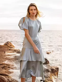 Выкройка: Миди-платье