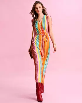 Выкройка: Миди-платье с запахом