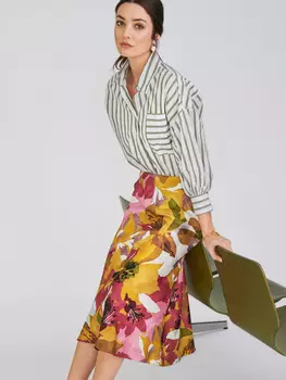 Выкройка: Миди-юбка А-силуэта