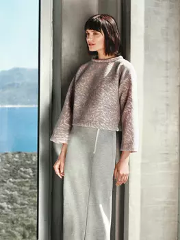 Выкройка: Мини-пуловер прямого кроя