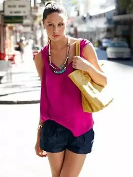 Выкройка: Мини-шорты с отворотами