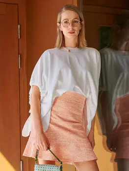 Выкройка: Мини-юбка с воланом