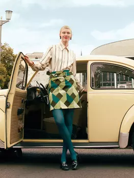 Выкройка: Мини-юбка в стиле 60-х