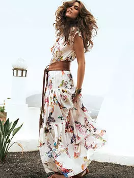 Выкройка: Многоярусная юбка