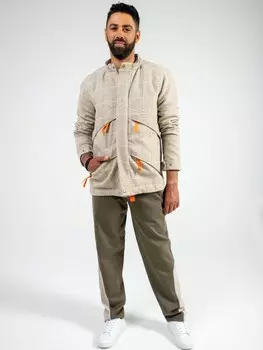 Выкройка: Мужская куртка с рукавами реглан