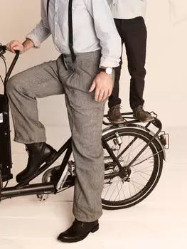 Выкройка: Мужские брюки со складками