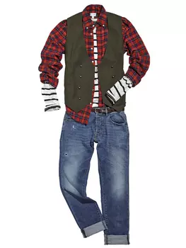 Выкройка: Мужской жилет