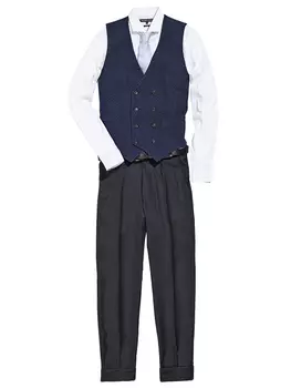 Выкройка: Мужской жилет в деловом стиле