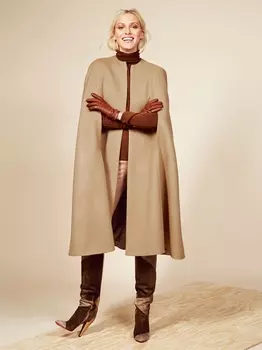 Выкройка: Накидка без воротника