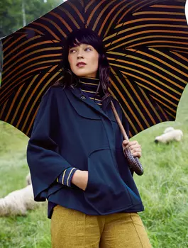 Выкройка: Накидка с капюшоном