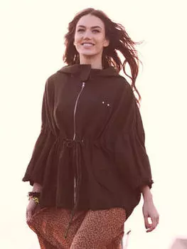 Выкройка: Накидка с капюшоном