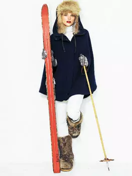 Выкройка: Накидка с капюшоном